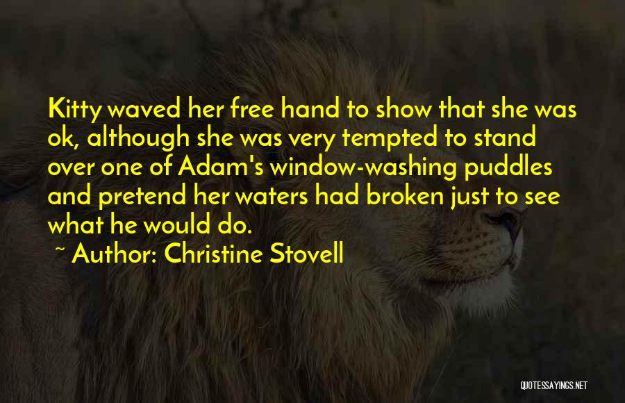 Broken Hand Quotes By Christine Stovell