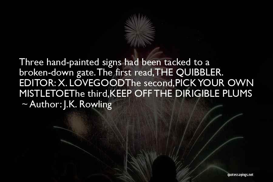 Broken Hand Quotes By J.K. Rowling