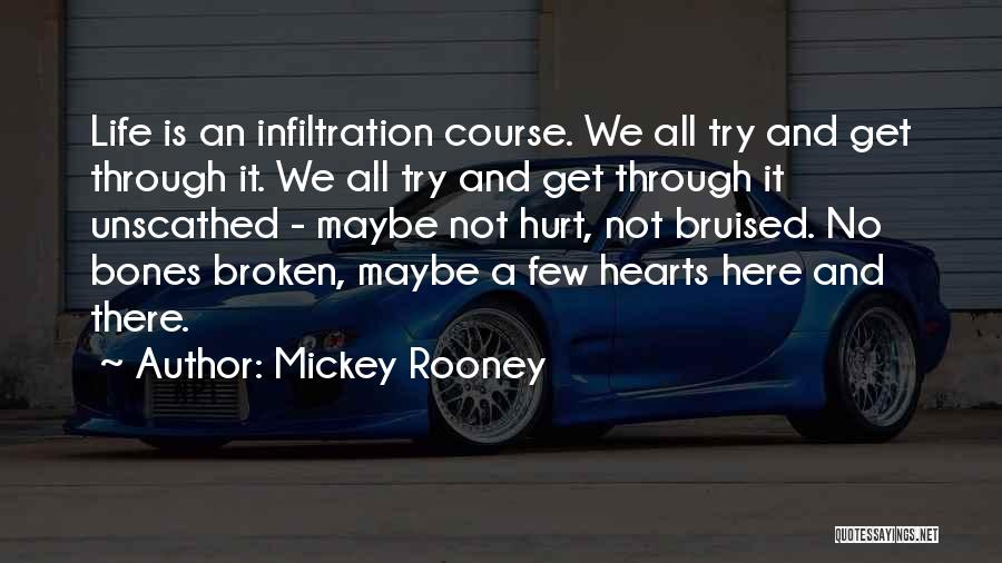 Broken Heart And Hurt Quotes By Mickey Rooney