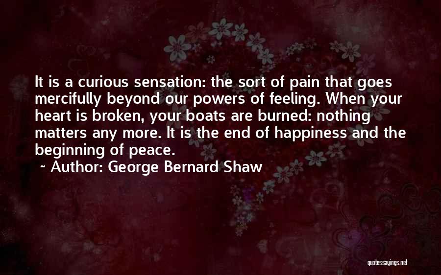 Broken Heart And Pain Quotes By George Bernard Shaw