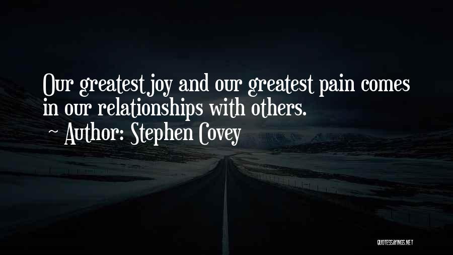 Broken Heart And Pain Quotes By Stephen Covey