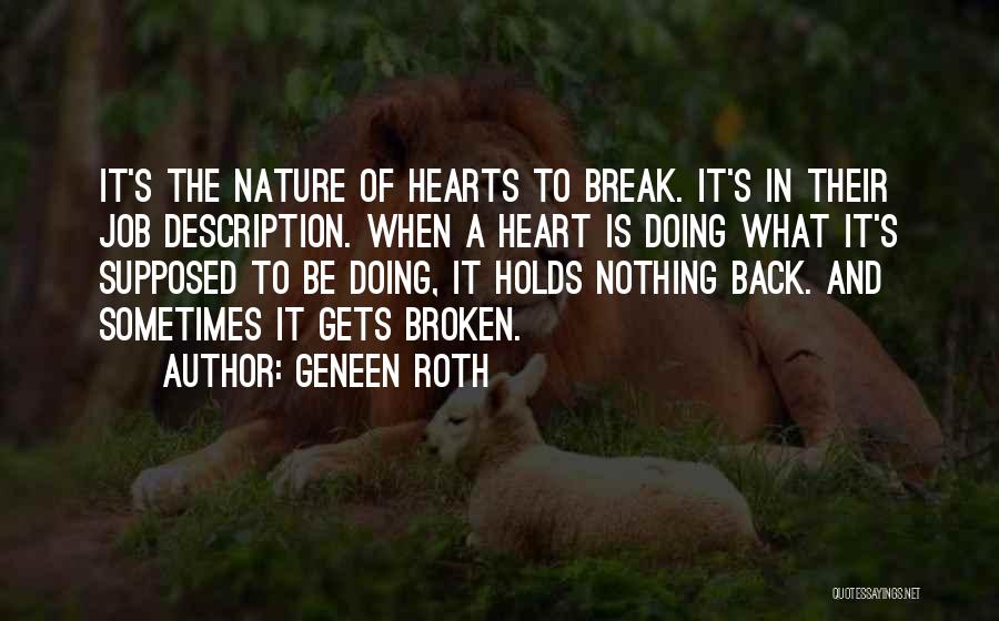 Broken Heart And Quotes By Geneen Roth