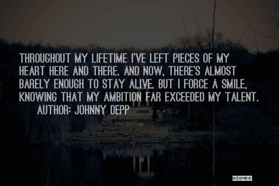 Broken Heart And Smile Quotes By Johnny Depp