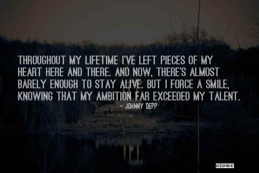 Broken Heart And Smile Quotes By Johnny Depp