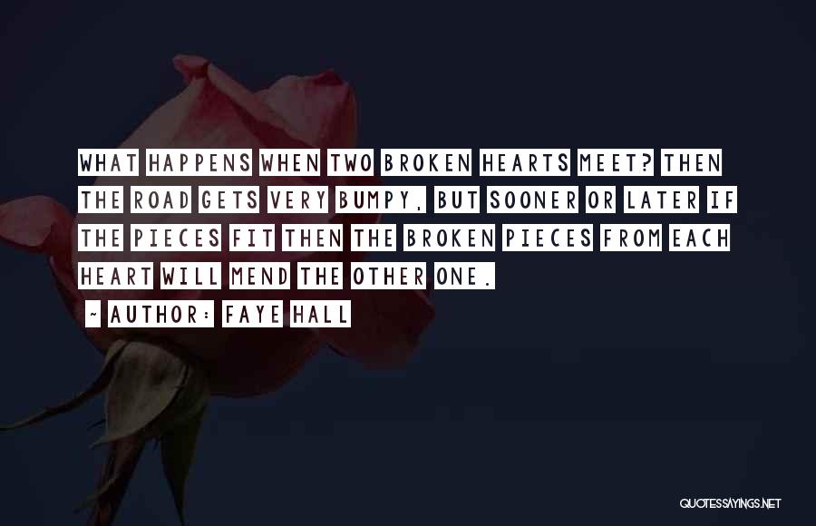 Broken Heart Pieces Quotes By Faye Hall