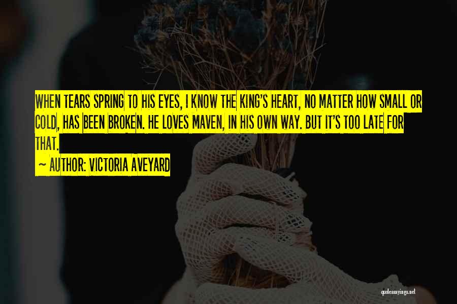 Broken Heart Tears Quotes By Victoria Aveyard