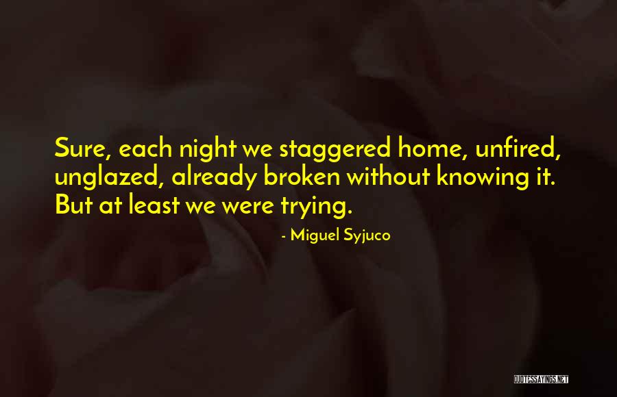 Broken Home Quotes By Miguel Syjuco
