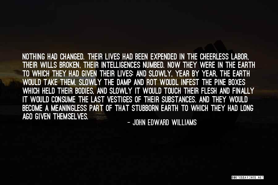 Broken Lives Quotes By John Edward Williams Broken Lives Quotes By John Edward Williams