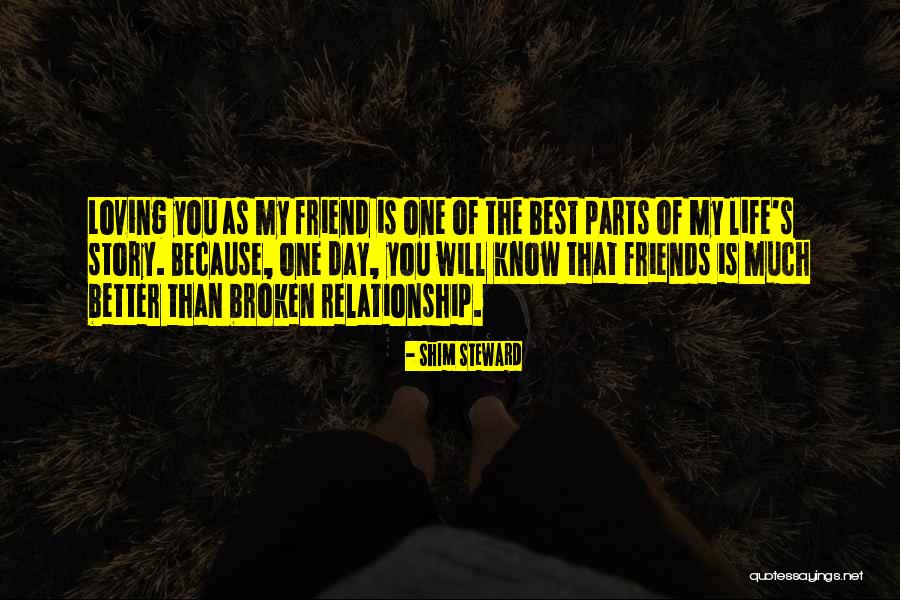 Broken Love And Friendship Quotes By Shim Steward Broken Love And Friendship Quotes By Shim Steward