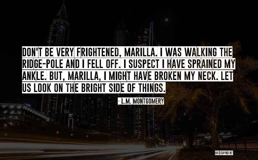 Broken Neck Quotes By L.M. Montgomery Broken Neck Quotes By L.M. Montgomery