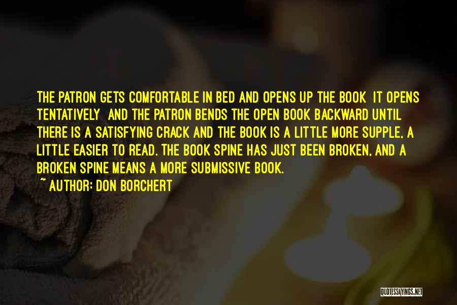 Broken Open Book Quotes By Don Borchert