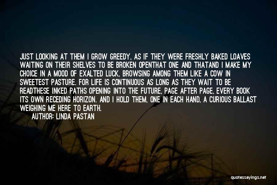 Broken Open Book Quotes By Linda Pastan