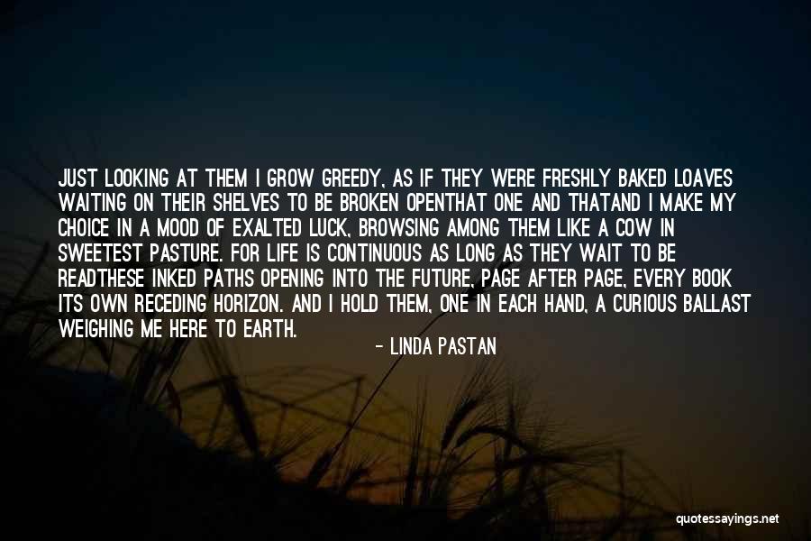 Broken Open Book Quotes By Linda Pastan