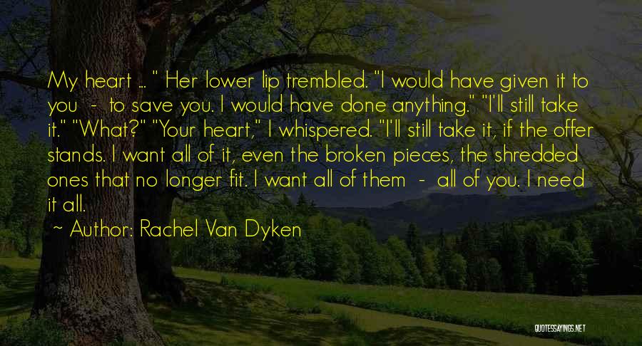 Broken Pieces Quotes By Rachel Van Dyken