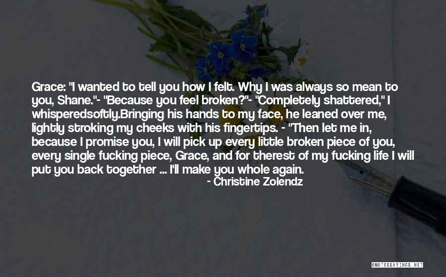 Broken Promise Quotes By Christine Zolendz Broken Promise Quotes By Christine Zolendz