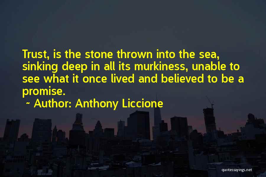 Broken Promises Quotes By Anthony Liccione