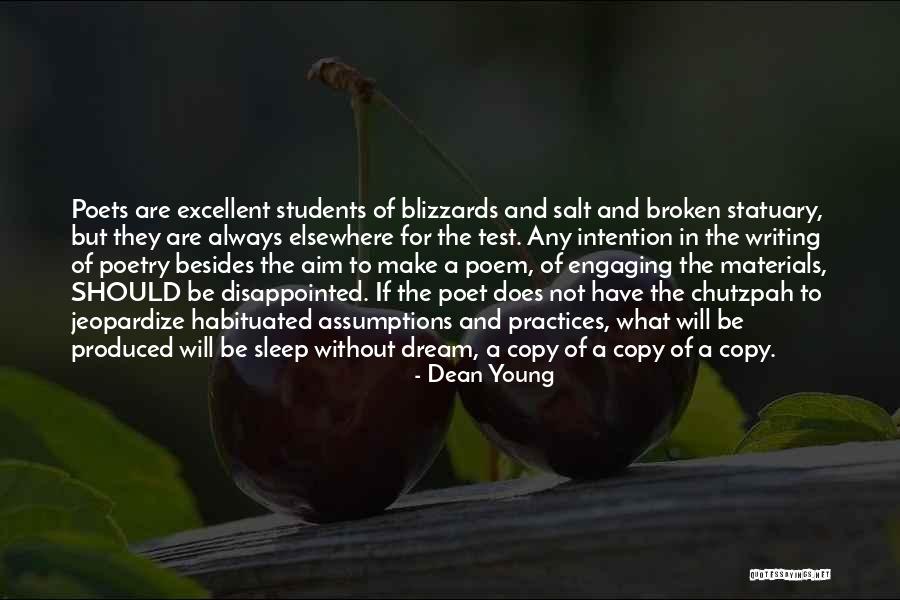 Broken Sleep Quotes By Dean Young Broken Sleep Quotes By Dean Young