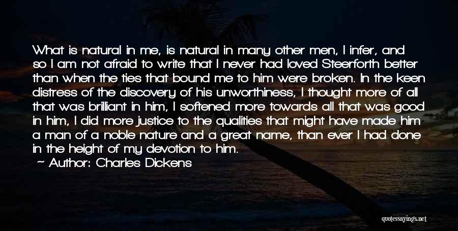 Broken Ties Quotes By Charles Dickens