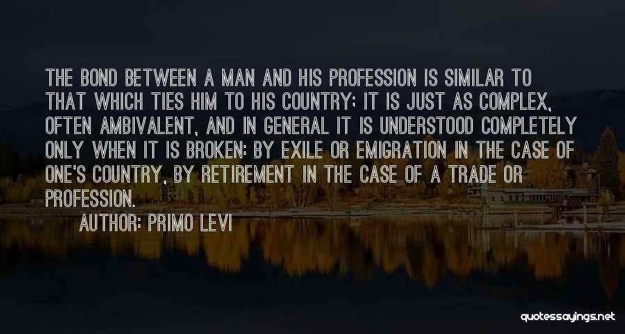 Broken Ties Quotes By Primo Levi