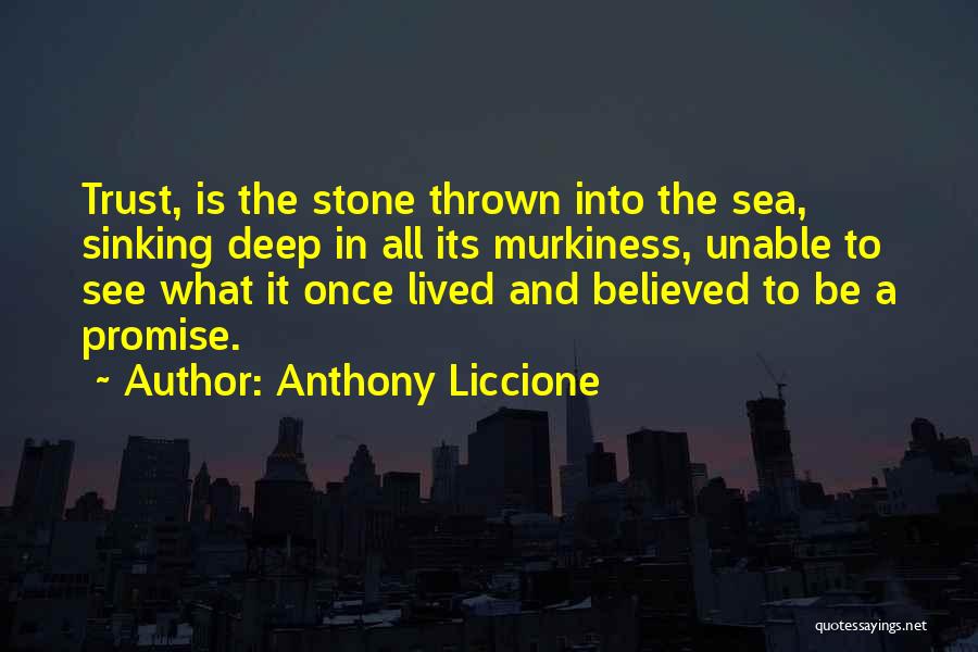 Broken Trust Quotes By Anthony Liccione