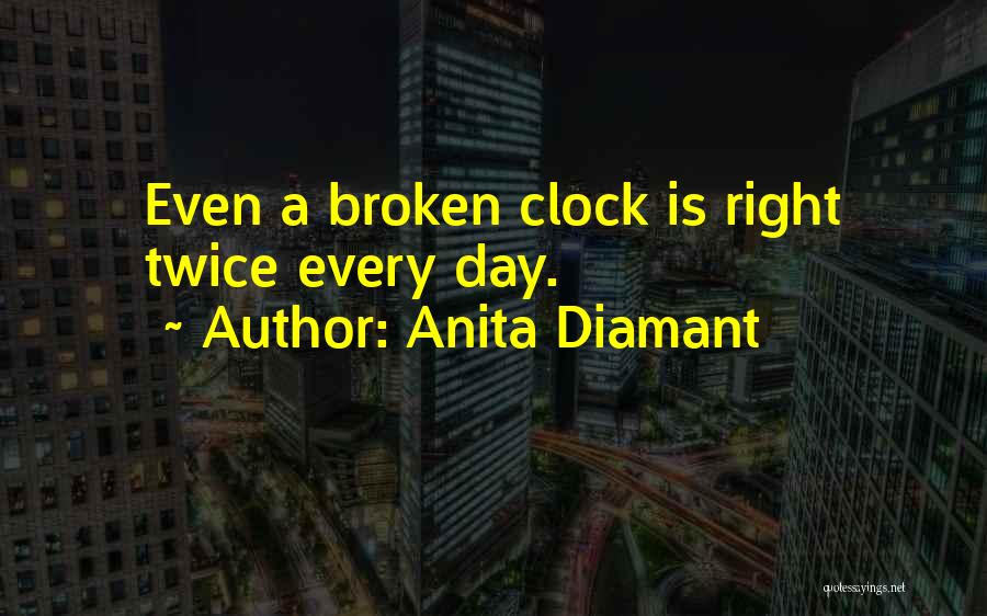 Broken Twice Quotes By Anita Diamant