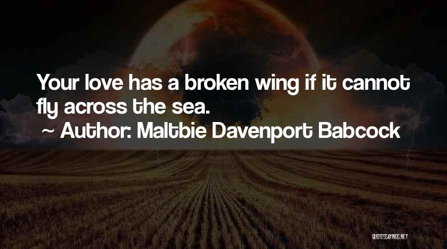 Broken Wing Quotes By Maltbie Davenport Babcock