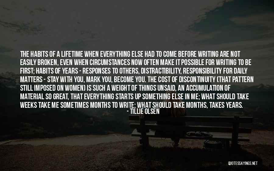 Broken Women Quotes By Tillie Olsen Broken Women Quotes By Tillie Olsen