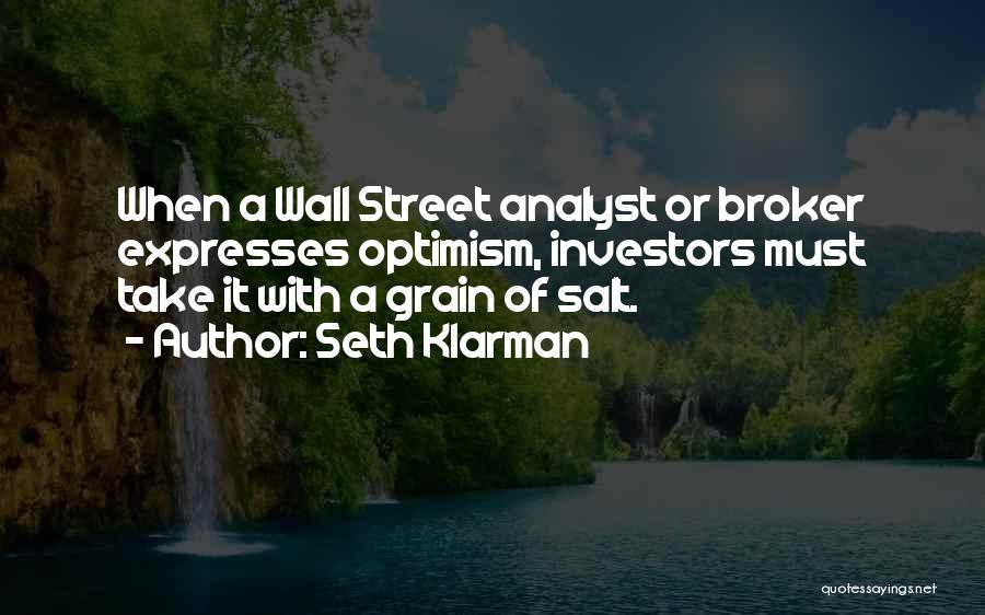 Broker Quotes By Seth Klarman