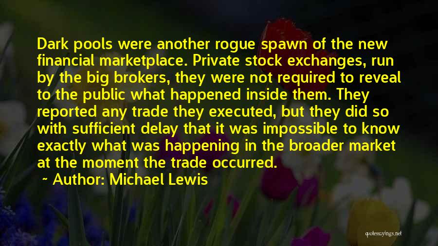 Brokers Quotes By Michael Lewis