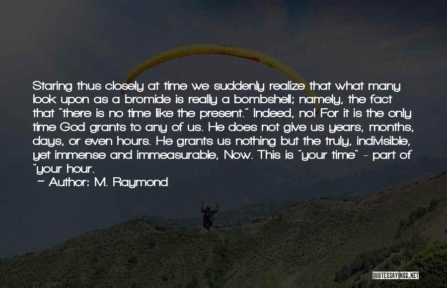 Bromide Quotes By M. Raymond