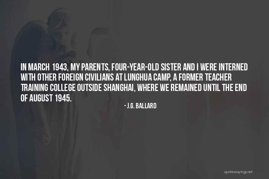 Bromilow Chocolates Quotes By J.G. Ballard