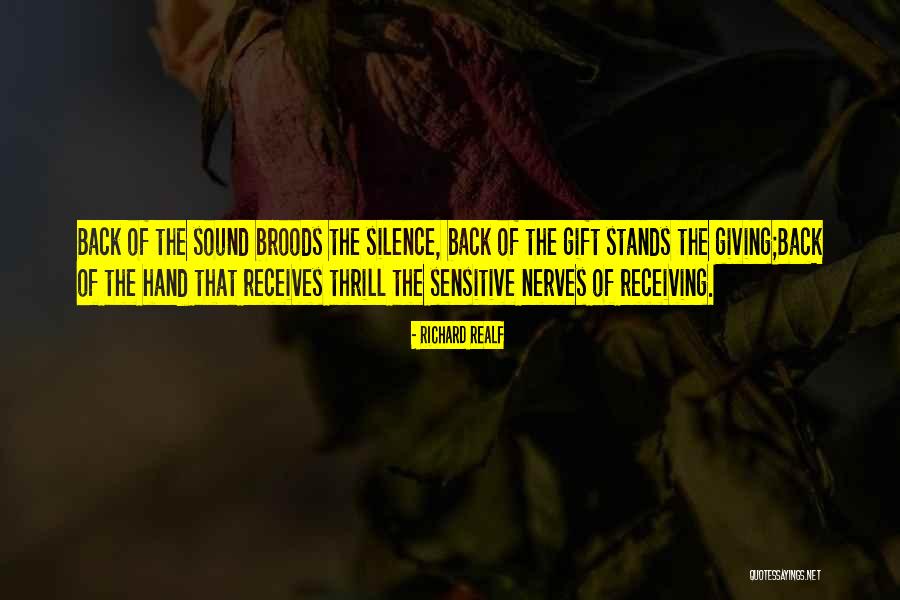 Broods Quotes By Richard Realf Broods Quotes By Richard Realf