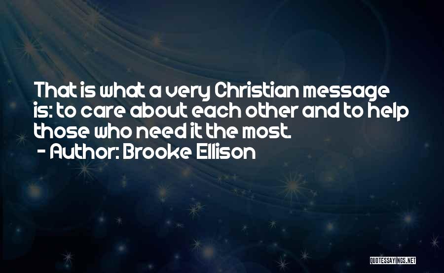 Brooke Ellison Quotes 115022