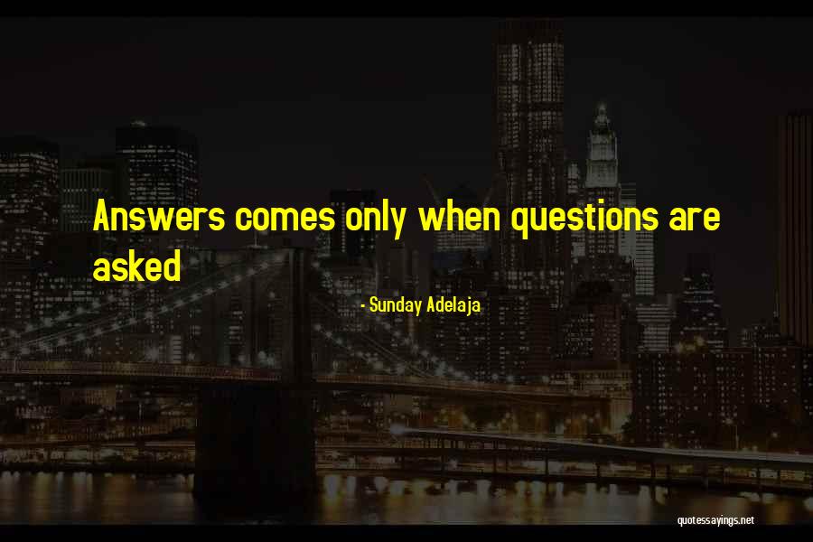 Brookhouse International School Quotes By Sunday Adelaja