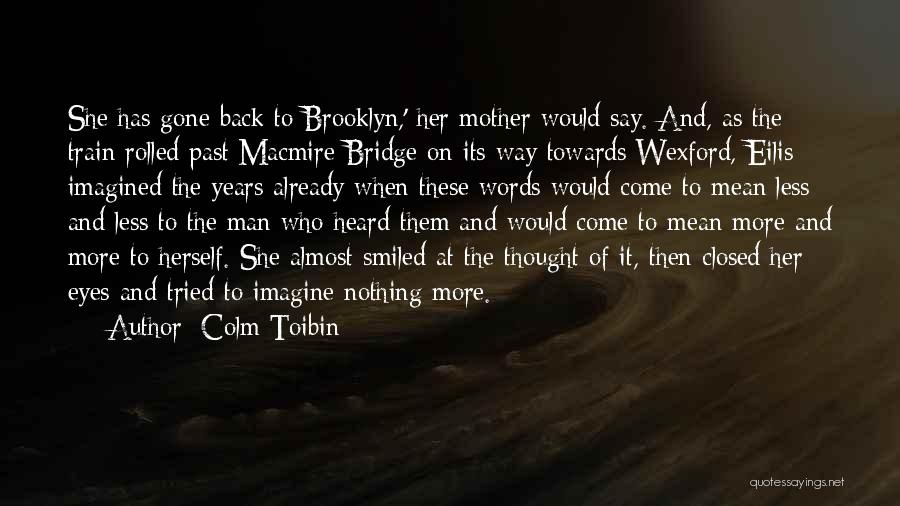 Brooklyn Bridge Quotes By Colm Toibin