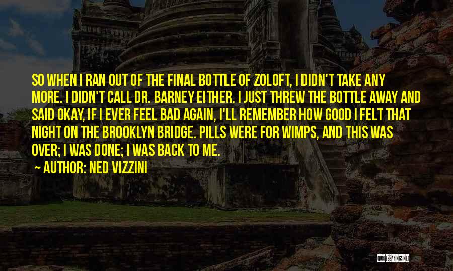 Brooklyn Bridge Quotes By Ned Vizzini