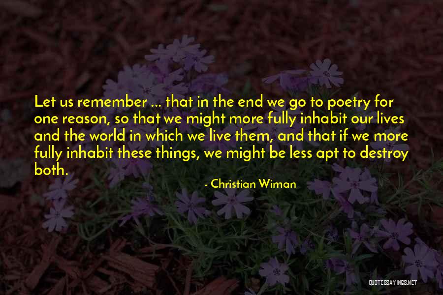 Brooksley Spence Quotes By Christian Wiman Brooksley Spence Quotes By Christian Wiman