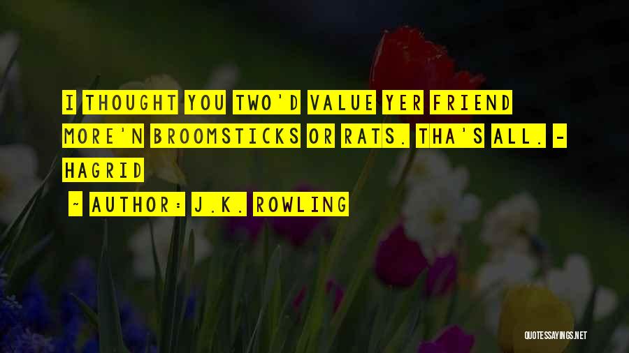 Broomsticks Quotes By J.K. Rowling