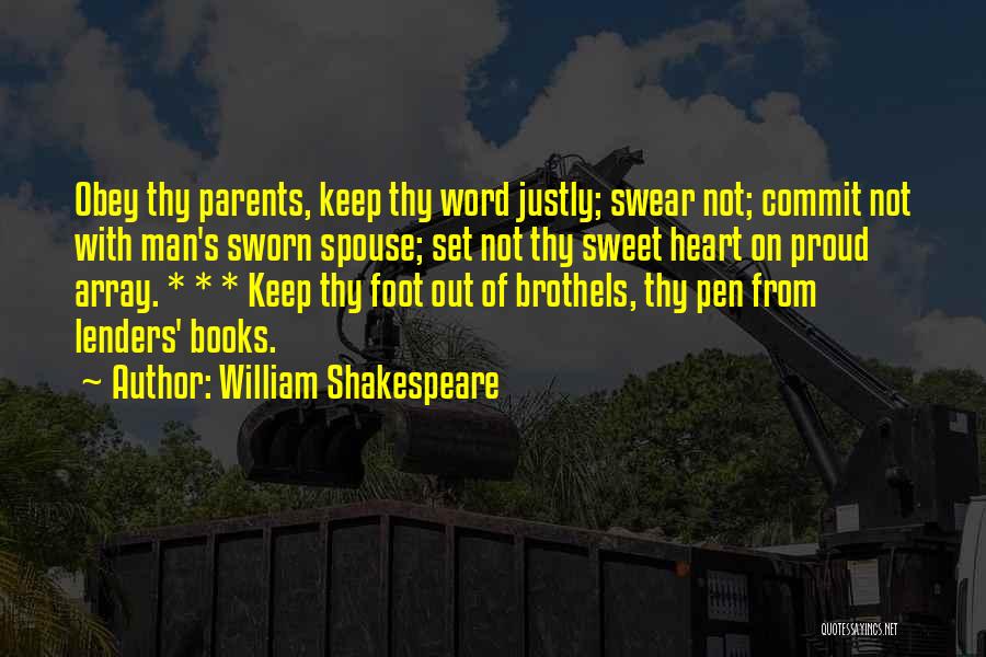 Brothels Quotes By William Shakespeare