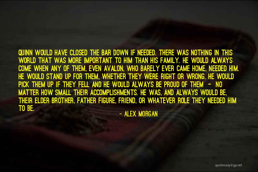 Brother And Father Quotes By Alex Morgan