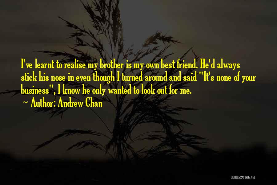 Brother And Friend Quotes By Andrew Chan