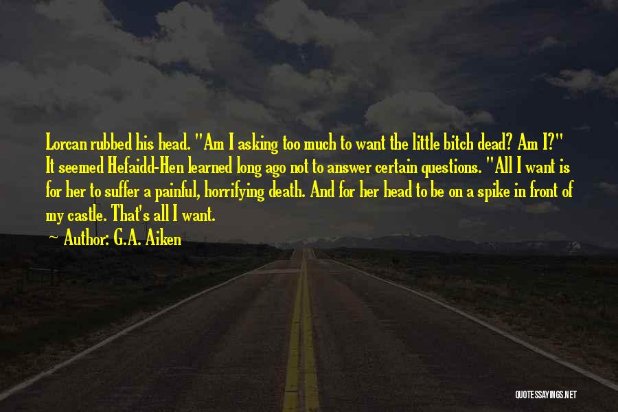 Brother And Little Sister Quotes By G.A. Aiken