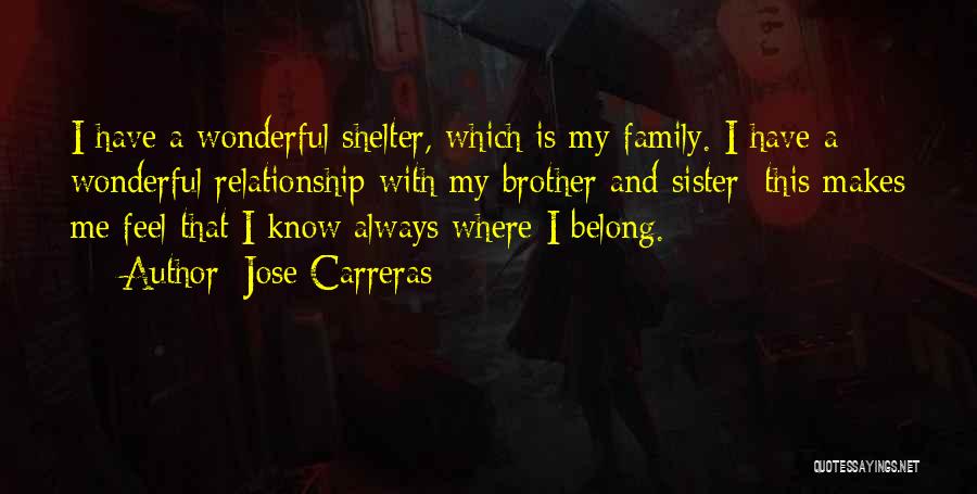 Brother And Sister Relationship Quotes By Jose Carreras