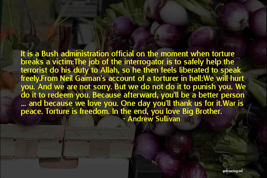 Brother Help Quotes By Andrew Sullivan