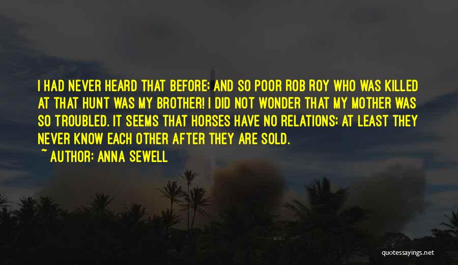 Brother I Never Had Quotes By Anna Sewell