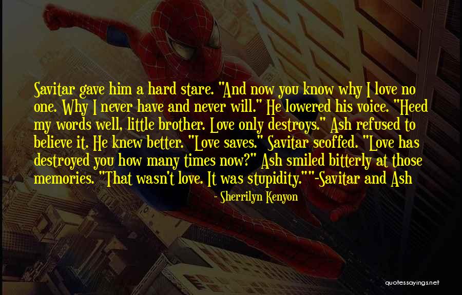 Brother I Never Knew Quotes By Sherrilyn Kenyon