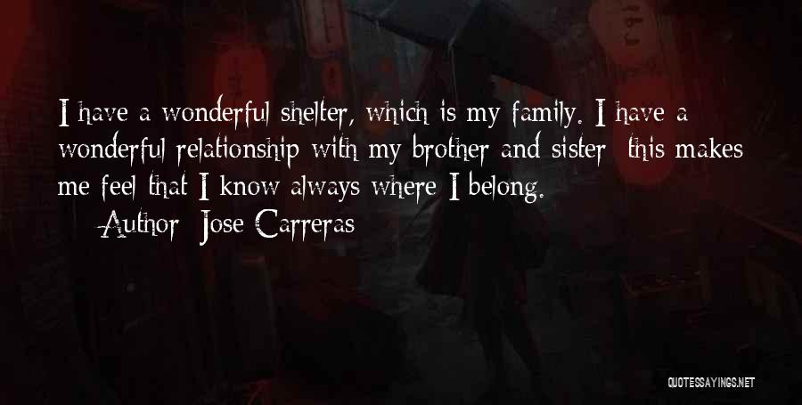 Brother N Sister Relationship Quotes By Jose Carreras