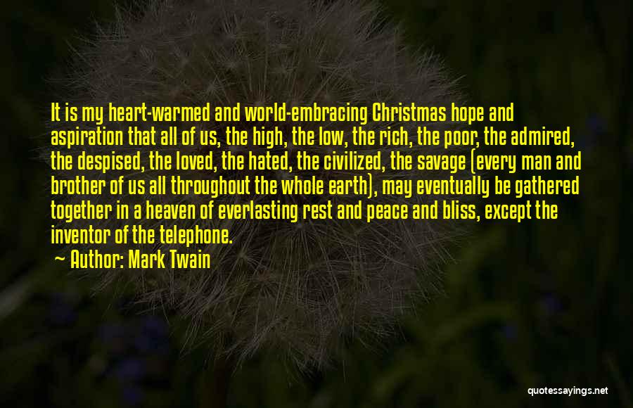 Brother On Christmas Quotes By Mark Twain