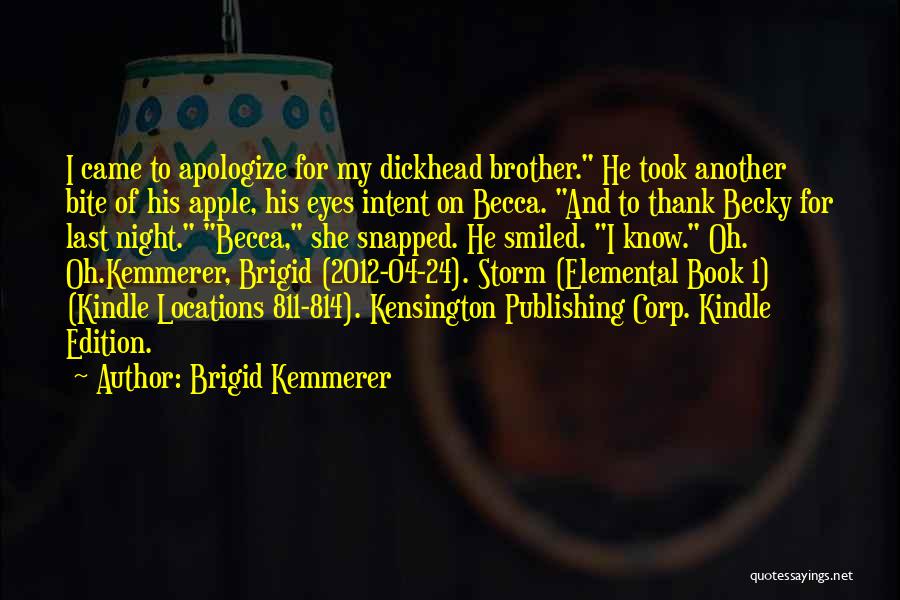 Brother Quotes By Brigid Kemmerer