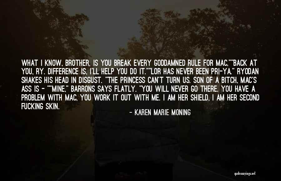 Brother Son Quotes By Karen Marie Moning Brother Son Quotes By Karen Marie Moning